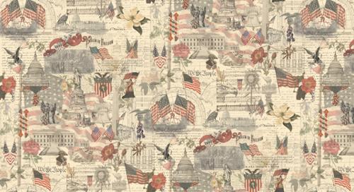 3 Sisters Americana Patriotic for Moda