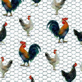 Country Living Chicken Dance White