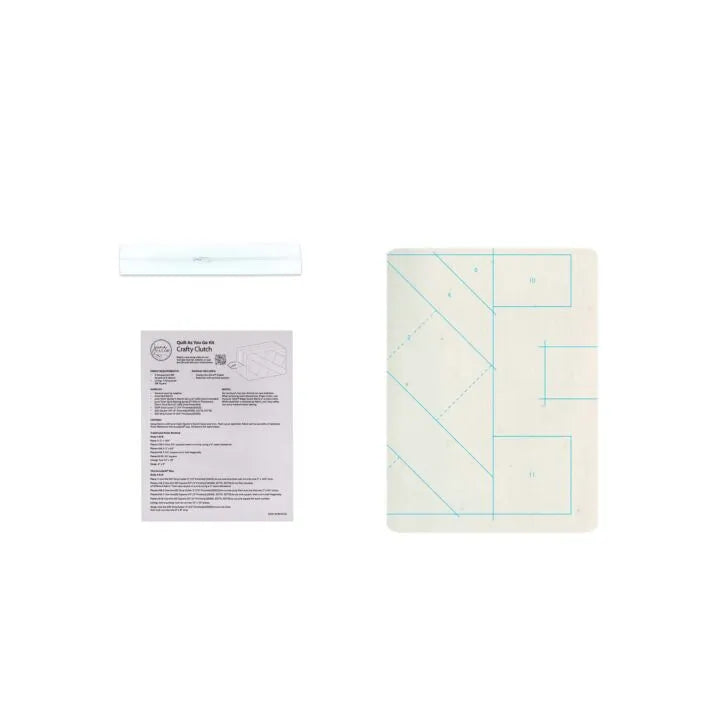 AccuQuilt Crafty Clutch Quilt-As-You-Go Kit with Zippity-Do-Done Zipper | #51041