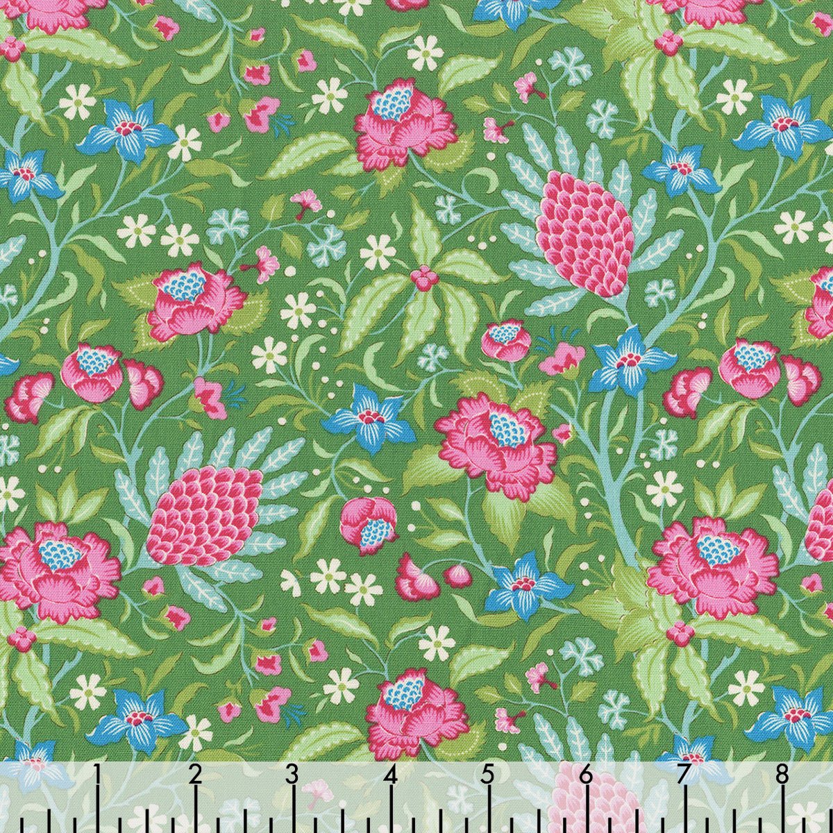 Bloomsville Collection with Flowertangle in Green by Tilda