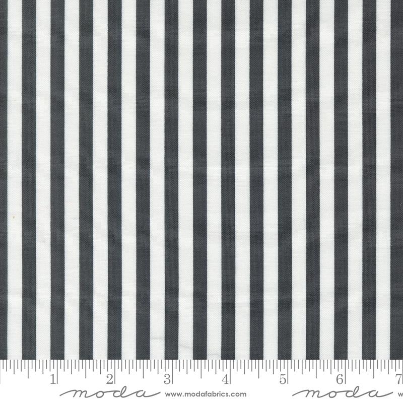 Coriander Colors Black and White Stripe