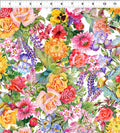 Decoupage Collection by Jason Yenter in Allover Multi Floral for In the Beginning Fabrics