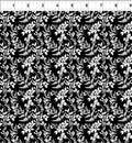 Decoupage Collection by Jason Yenter in Black Field for In the Beginning Fabrics