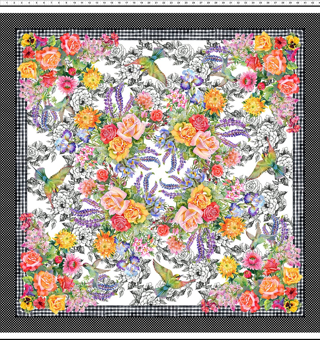 Decoupage Collection by Jason Yenter with the Tablecloth Panel for In the Beginning Fabrics