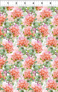 Decoupage Collection by Jason Yenter in Salmon Rhododendron for In the Beginning Fabrics