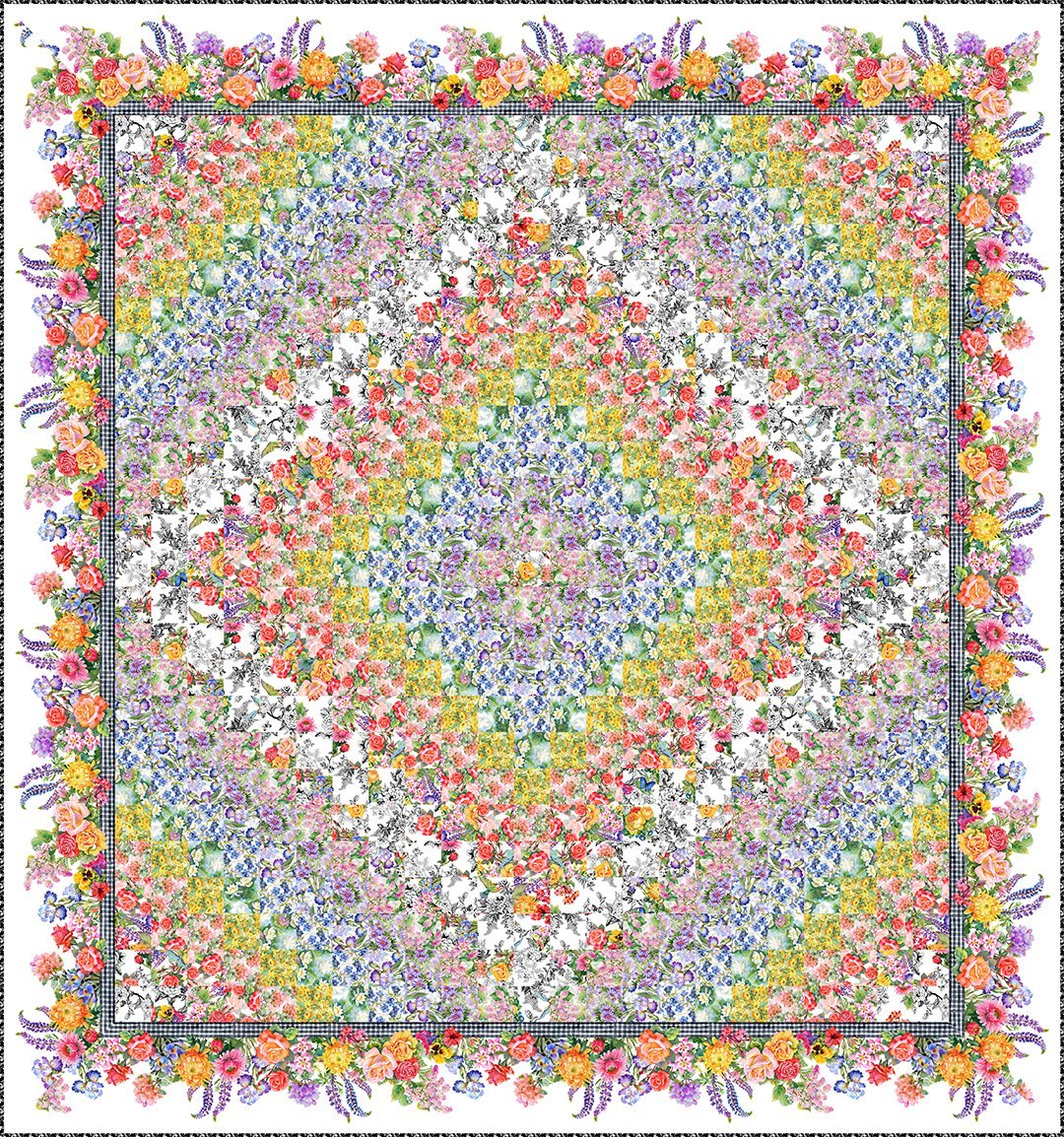 Decoupage Vintage Boardwalk Quilt Kit