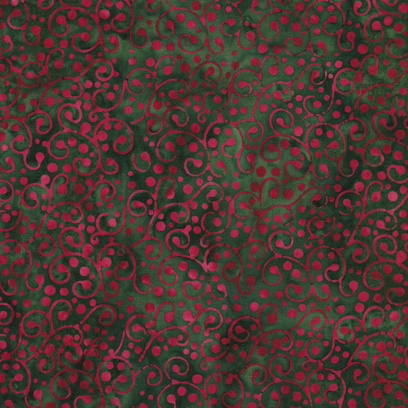 Dot Swirl Green Turtle