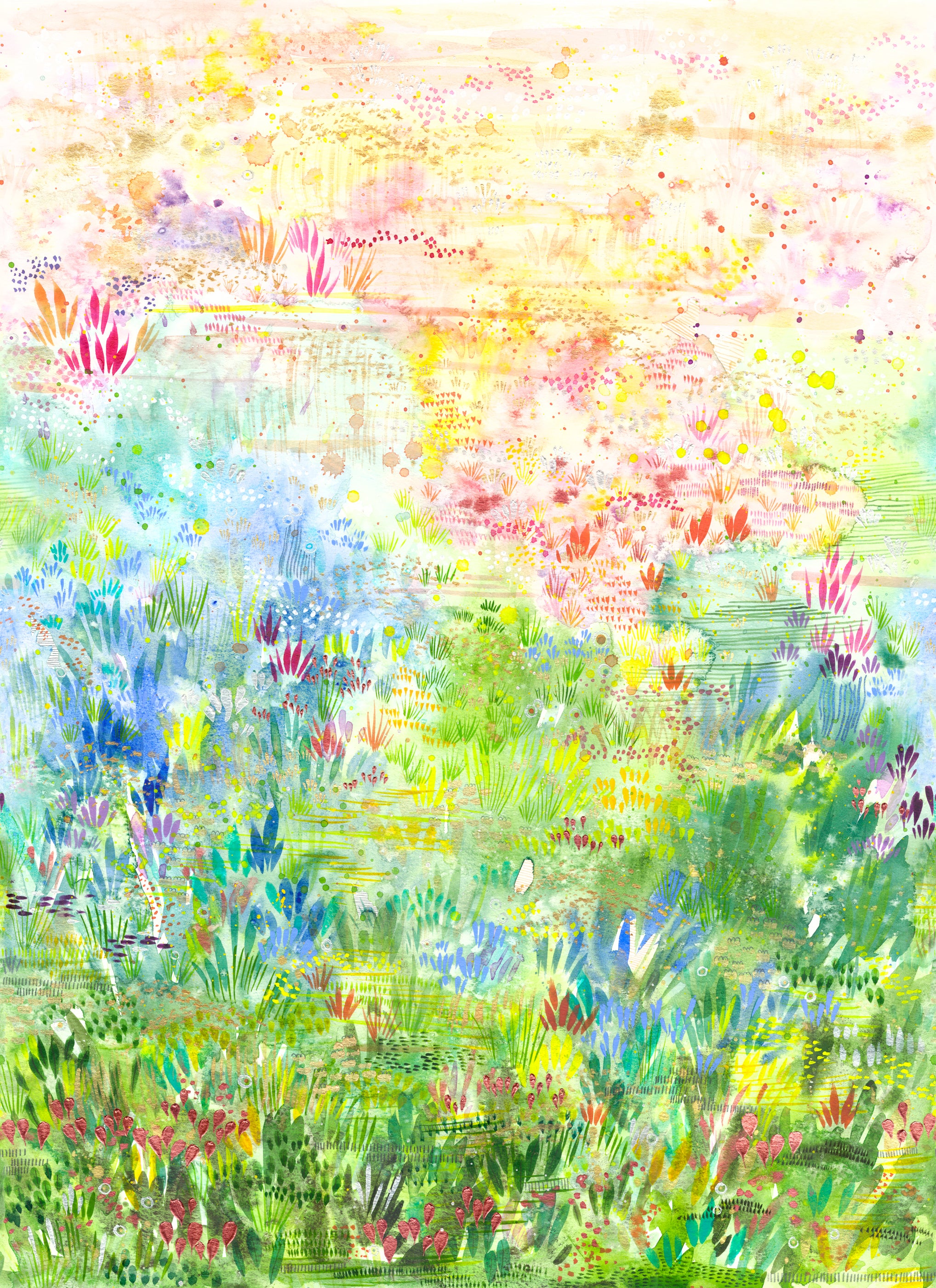 Eufloria Rainbow Sweet Escape by Laura Muir for Moda