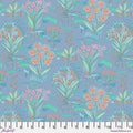 Flourish and Bloom Collection with Flourish and Bloom Garden in Periwinkle for Free Spirit Fabrics