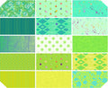 Tula Pink's Spearmint Fat Quarter Bundle in the True Colors Collection