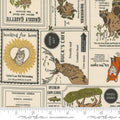 Great Outdoors Vintage Forest Advertising Collage in Cloud
