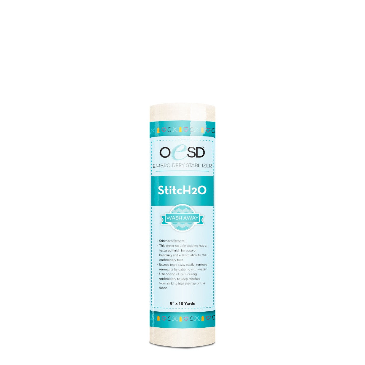 StitcH2O WashAway Water Soluble Topper – 8" x 10 yd | OESD