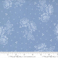 Isabella Sky Blue Rose Calico by Minick and Simpson for Moda