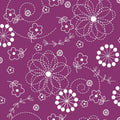 KimberBell Basics Doodles in Violet Red for Maywood Studio