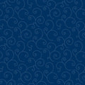KimberBell Basics Scroll in Navy Tonal for Maywood Studio
