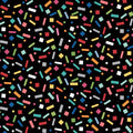 KimberBell Sprinkle of Sunshine Sprinkles on Black for Maywood Studio