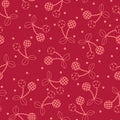 KimberBell Basics Pink Red Cheerful Cherries for Maywood Studio