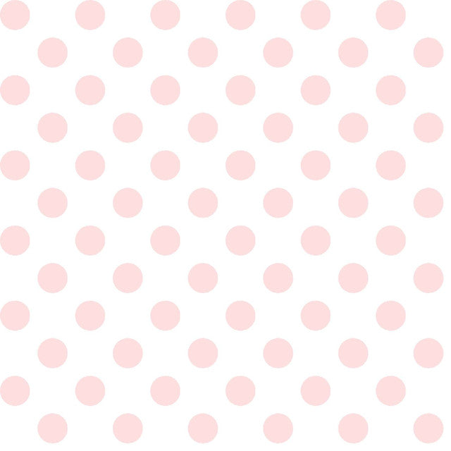 Kimberbell Basics Pale Pink Dots on White for Maywood Studio