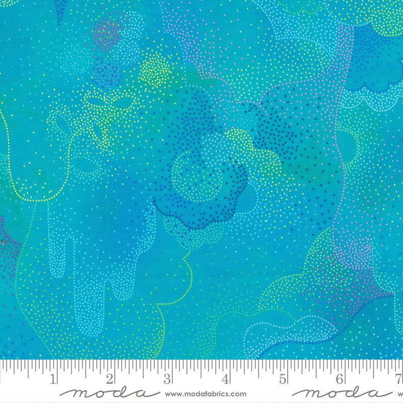 Auras Pointalism Turquoise