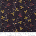 Shelbyville Flowers and Leaves Black