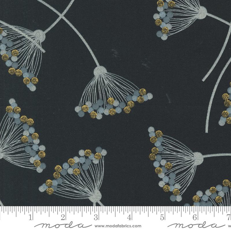 Shimmer Metallic Ebony Dandelion