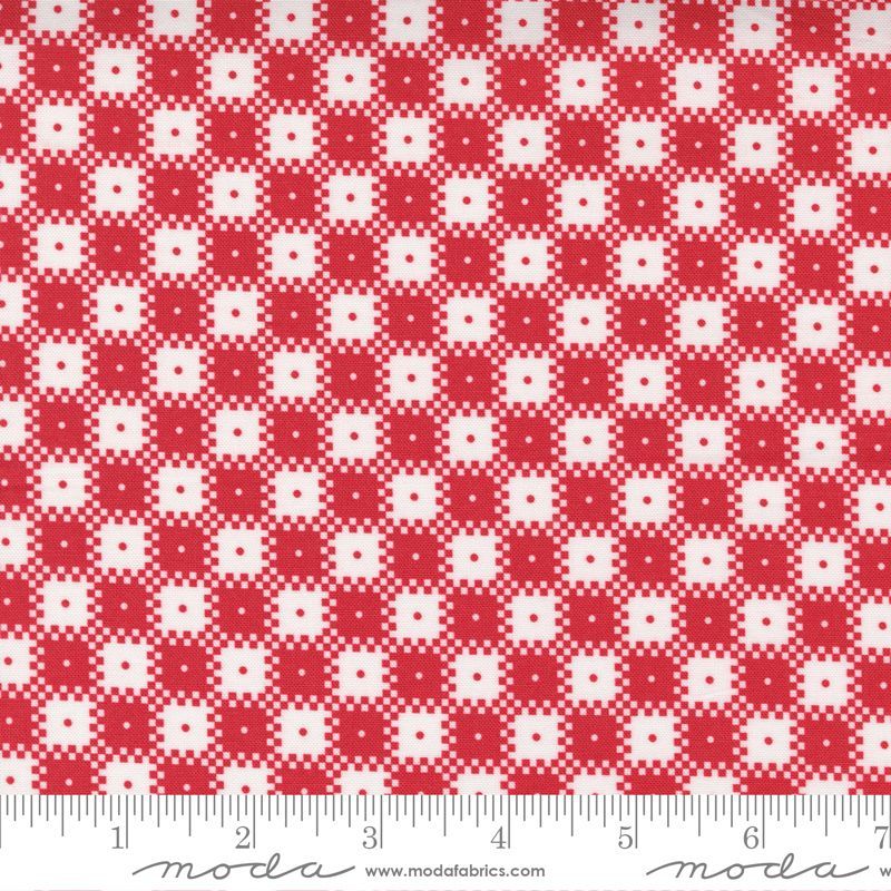Story Time Big Check Red Remnant