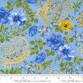 Summer Breeze Sky Floral Paisley