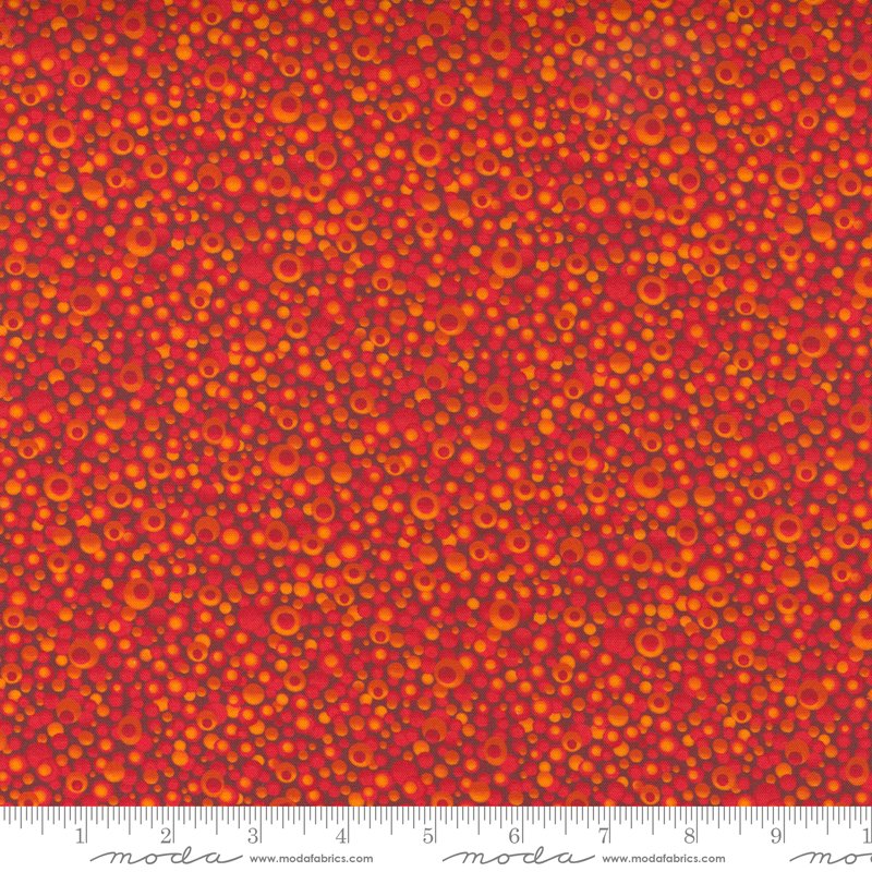Sunflower Dreamscapes Red Scattered Dot
