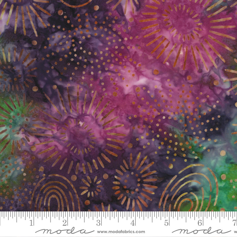 Sunny Day Batiks Raspberry Dots