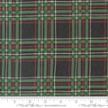Woodland Charcoal Black Winter Plaid