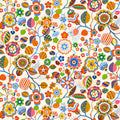 Tree Flower in Ecru from the Primavera Collection by Sholton Drumlanrig for Thread & Ink Design Studio