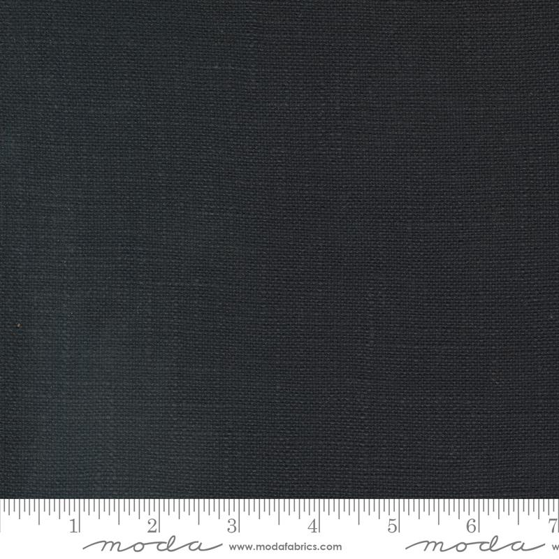 Panache Slub Solid Black