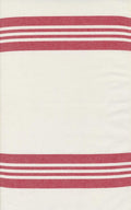 Panache Toweling White Red