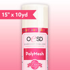 OESD PolyMesh CutAway Stabilizer – 15" x 10 yd | White | Soft & Lightweight