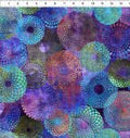 Purple Circles from the Halcyon Collection by Jason Yenter for In the Beginning Fabrics