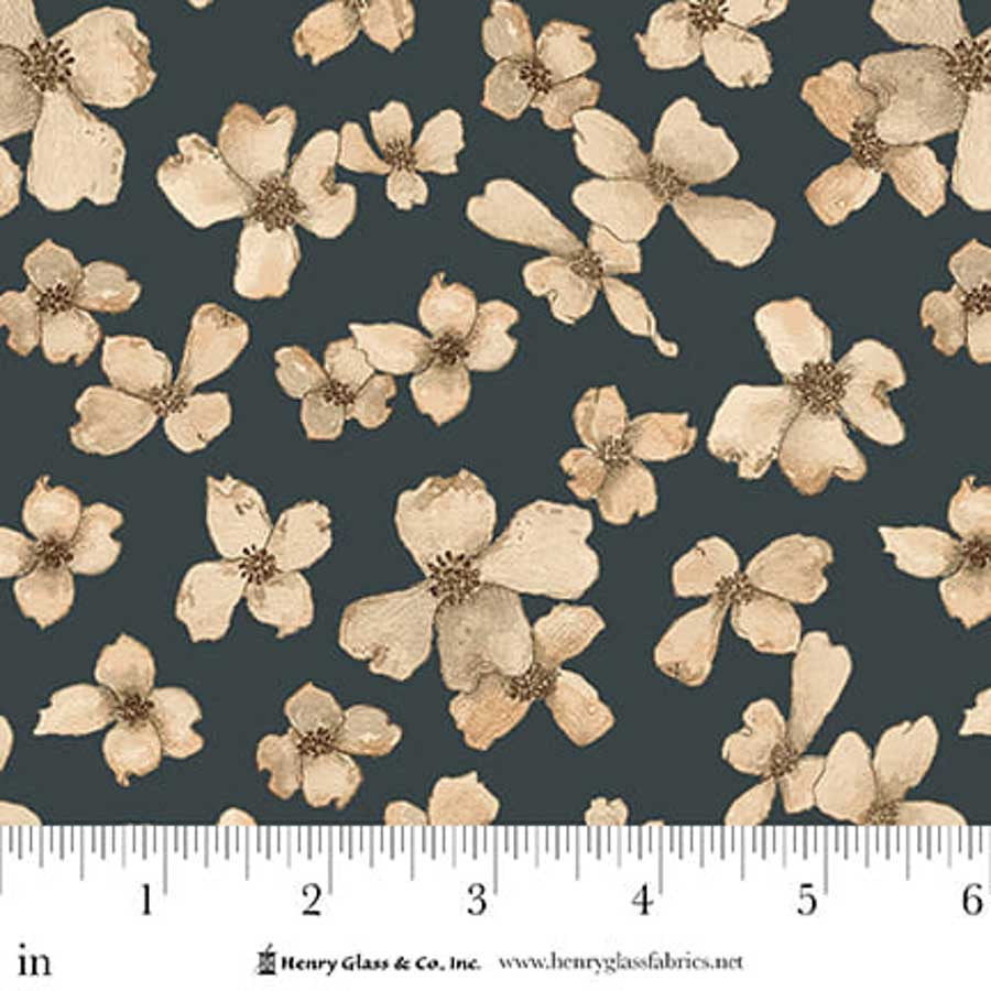 Apple Blossoms in the Whimsical Woods Collection for Henry Glass