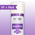 OESD StabilStick TearAway Stabilizer – 10" x 10 yd | Adhesive Backing