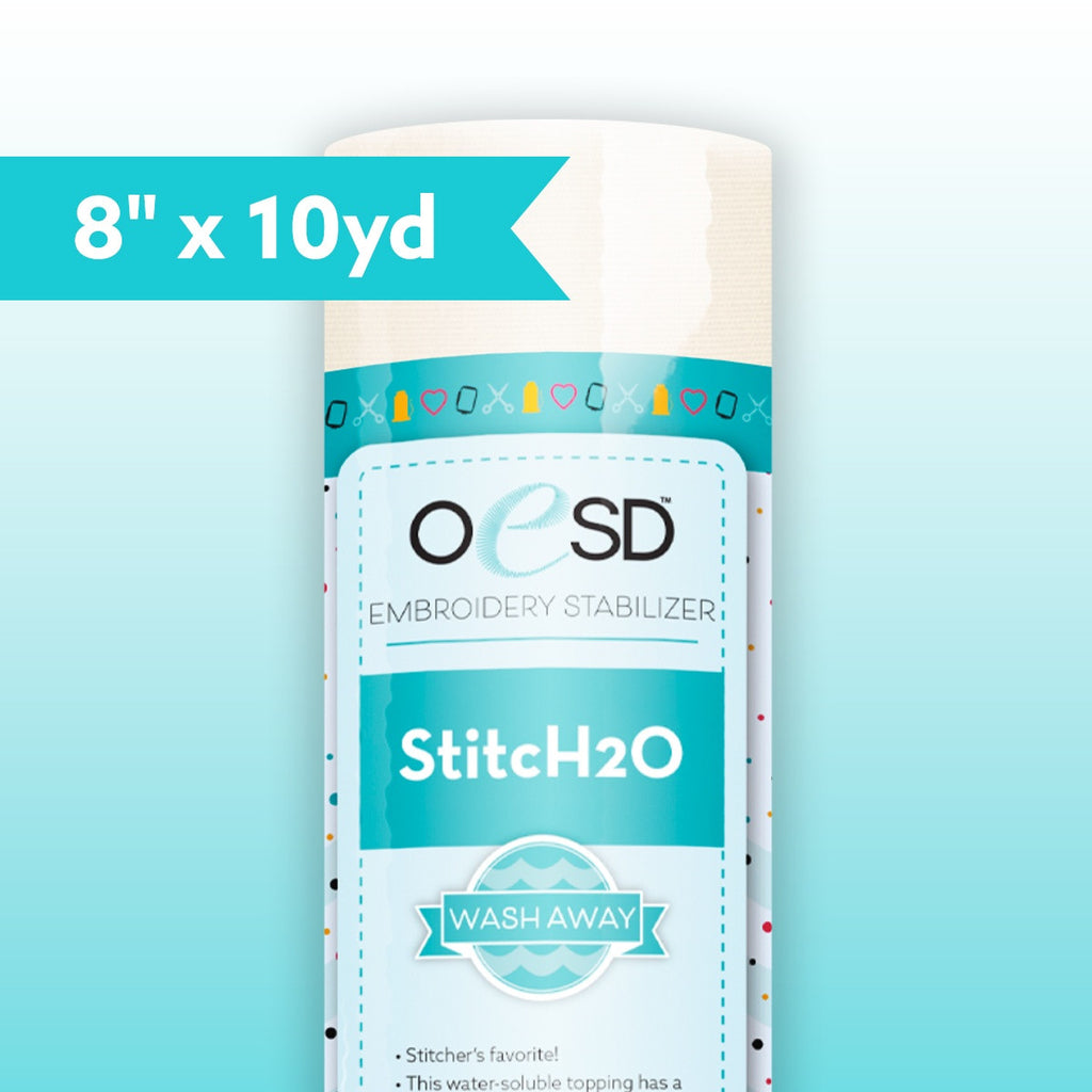 StitcH2O WashAway Water Soluble Topper – 8" x 10 yd | OESD