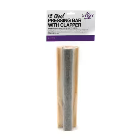 12" Wool Pressing Bar With Clapper