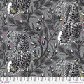 Tula Pink's Birthmark in Shadow from the True Colors Graywork Collection