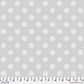 Tula Pink's Pom Pom in Fog from the True Colors Graywork Collection