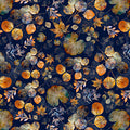A Flutter of Leaves Collection with Leaf Toss in Navy
