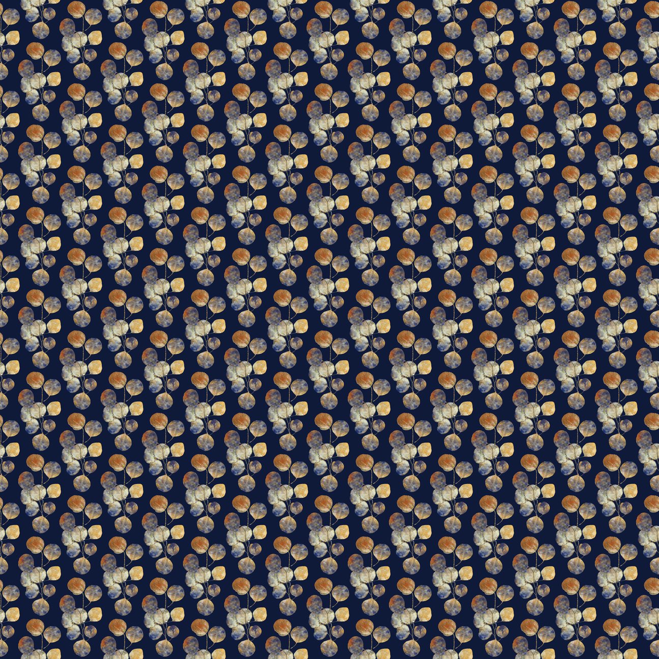 A Flutter of Leaves Collection Set Leave in Navy