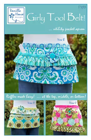Girly Tool Belt Utility Pocket Apron