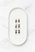 Knot and Thread Design Zipper Pull #5 Nickel 6ct | #KAT ZIPPULL1