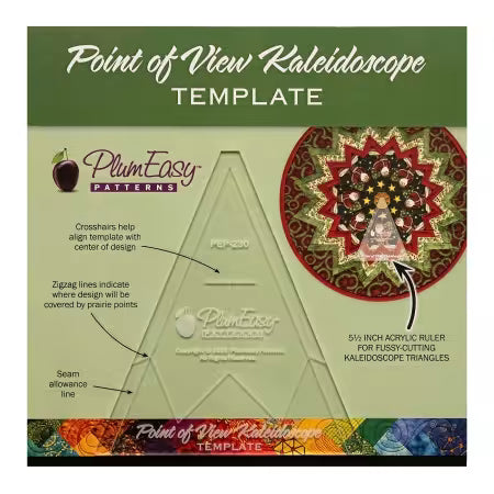 Point of View Kaleidoscope Acrylic Template from PlumEasy Patterns