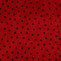 Woolies Flannel with Polka Dots in Deep Red by Maywood Studio