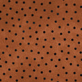 Woolies Flannel with Polka Dots in Burnt Orange by Maywood Studio
