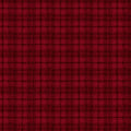 Woolies Flannel with Plaid in Dark Red by Maywood Studio