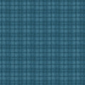 Woolies Flannel with Plaid in Teal by Maywood Studio